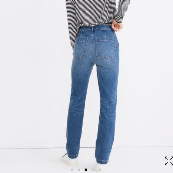 Madewell Full Length Classic Straight Jeans with Surplus Pocket Edition Size 26 - Picture 12 of 12